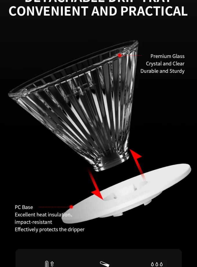 MHW-3BOMBER Glass Coffee Dripper