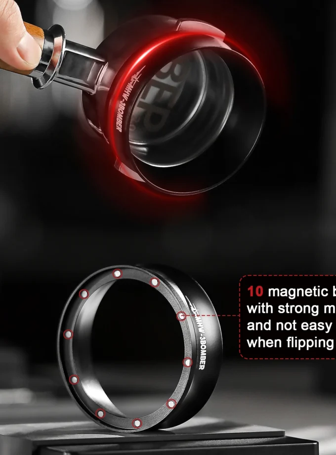 MHW-3BOMBER 53/58MM Magnetic Coffee Dosing Ring