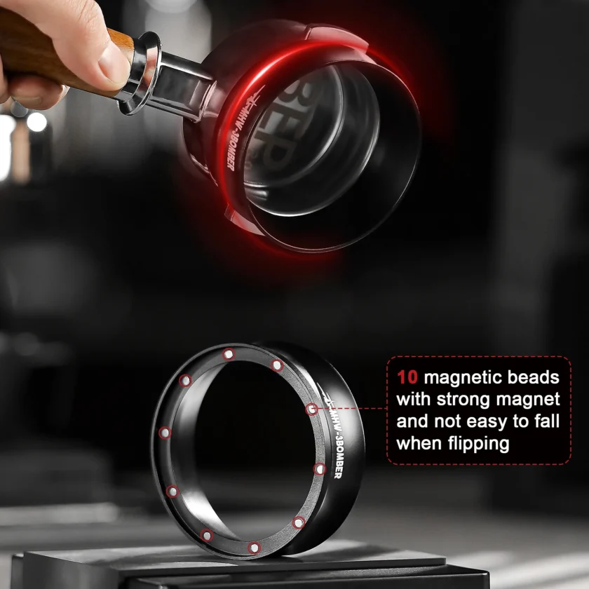 MHW-3BOMBER 53/58MM Magnetic Coffee Dosing Ring - Image 3