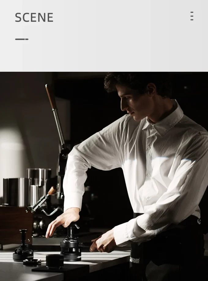 MHW-3BOMBER Impact Coffee Tamper – 58mm / 58.35mm / 58.5mm Ripple Base