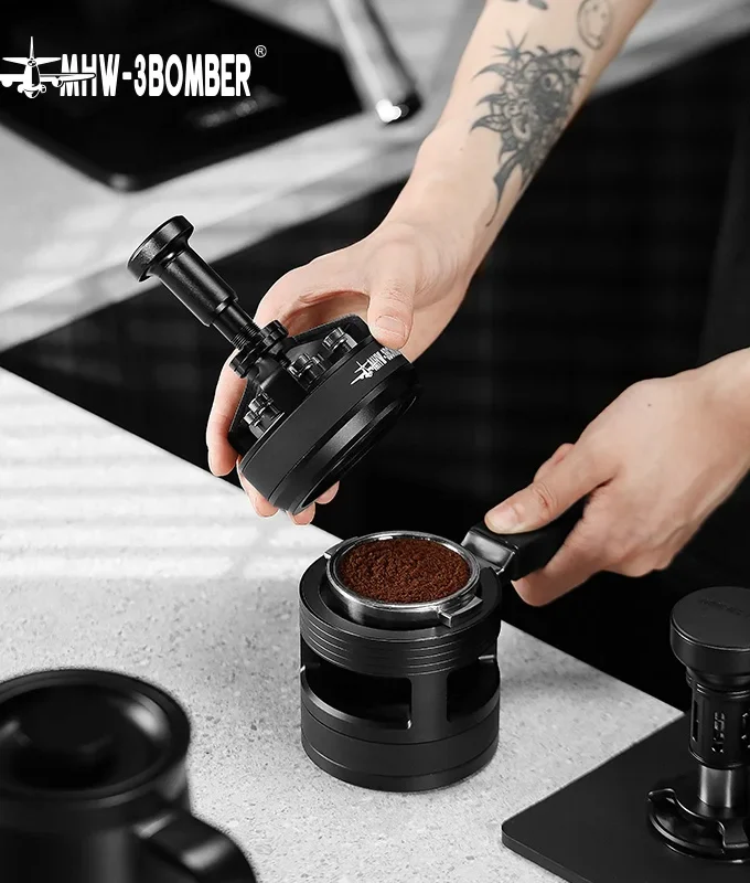 MHW-3BOMBER WDT Tool Espresso 58mm Cyclone Distribution Tool