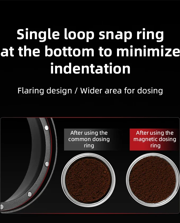 MHW-3BOMBER 53/58MM Magnetic Coffee Dosing Ring