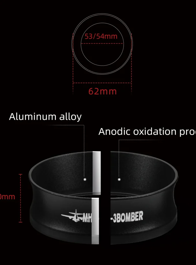 MHW-3BOMBER 53/58MM Magnetic Coffee Dosing Ring