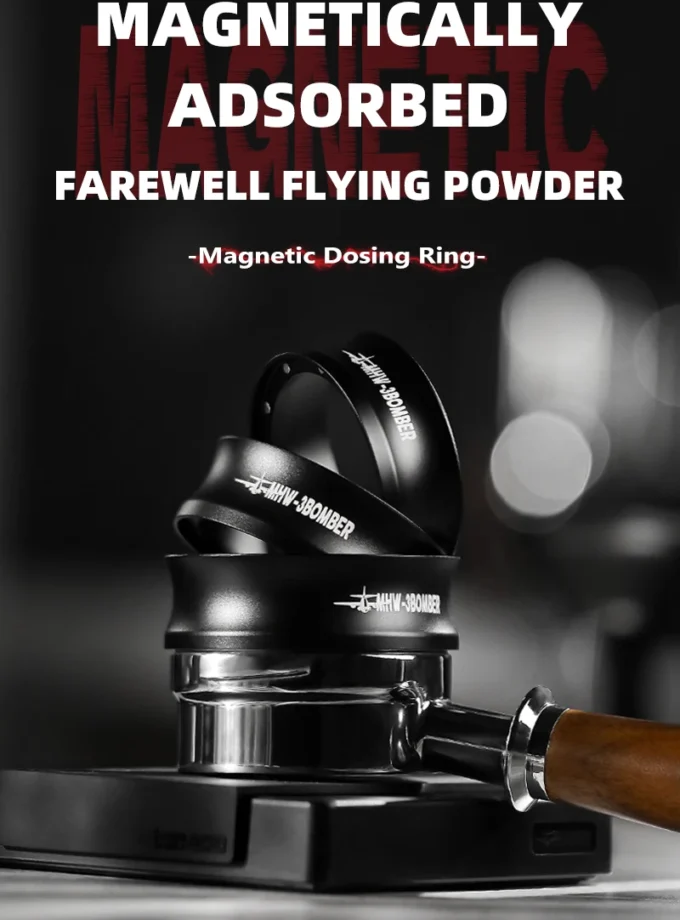 MHW-3BOMBER 53/58MM Magnetic Coffee Dosing Ring