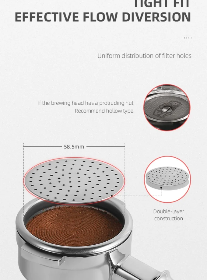 HW-3BOMBER Espresso Puck Screen