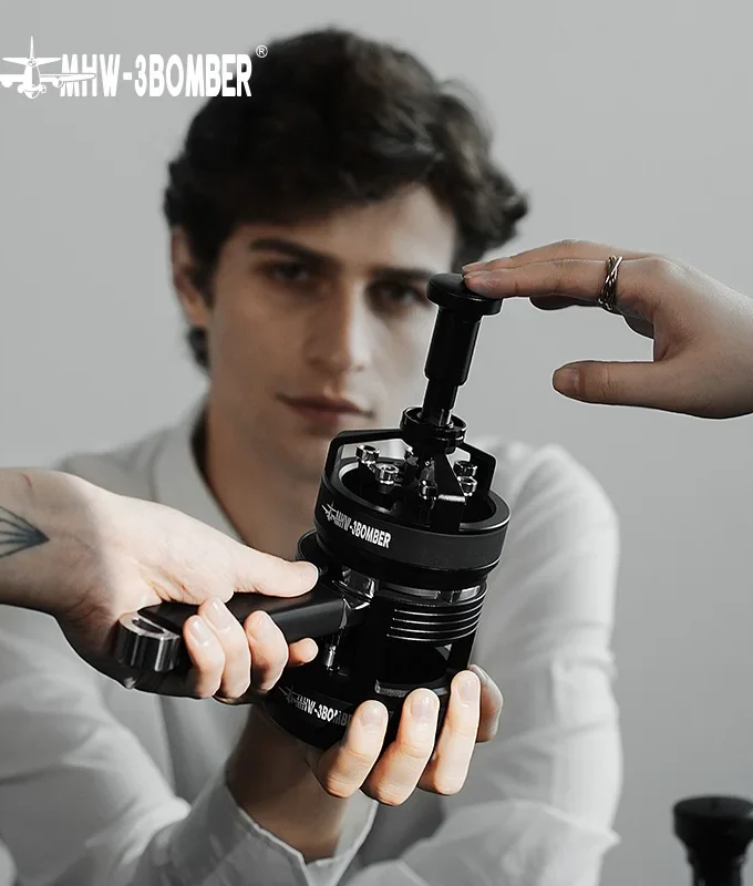 MHW-3BOMBER WDT Tool Espresso 58mm Cyclone Distribution Tool