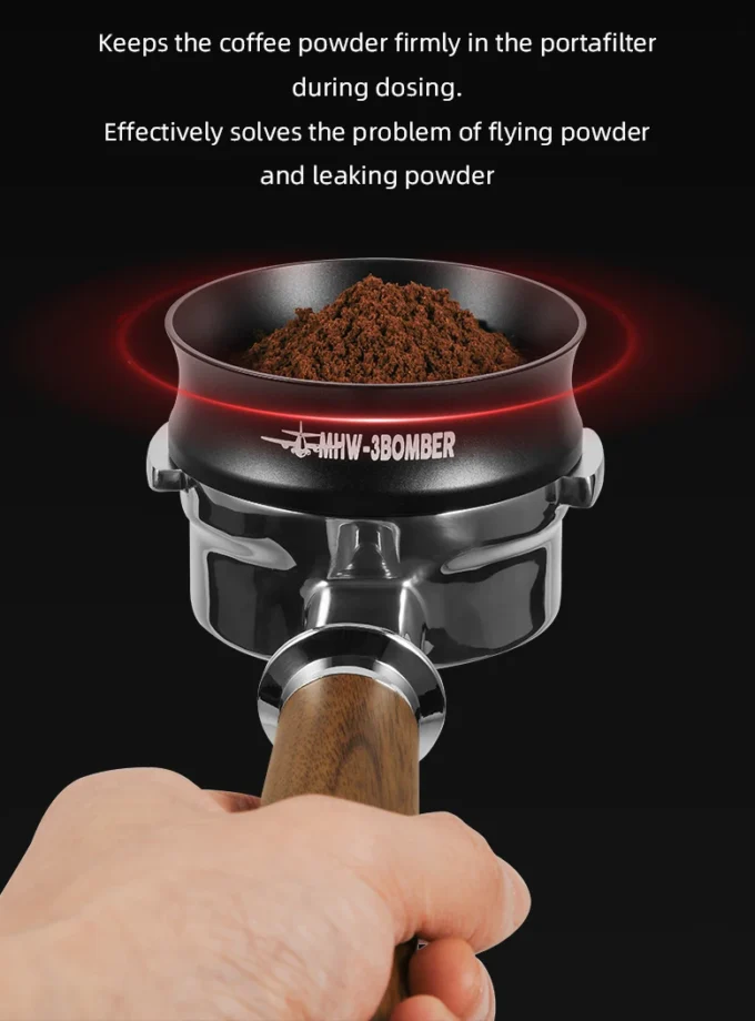 MHW-3BOMBER 53/58MM Magnetic Coffee Dosing Ring