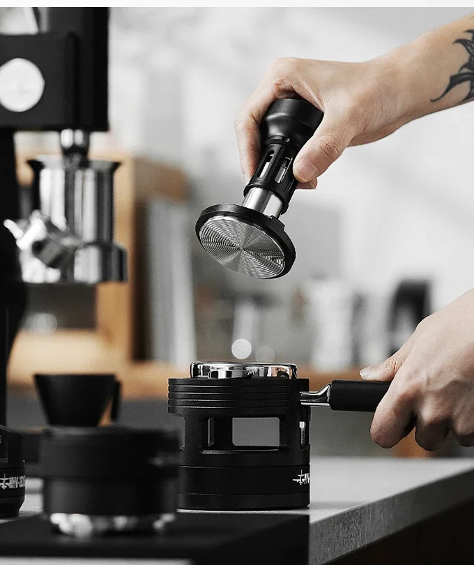 MHW-3BOMBER Impact Coffee Tamper – 58mm / 58.35mm / 58.5mm Ripple Base