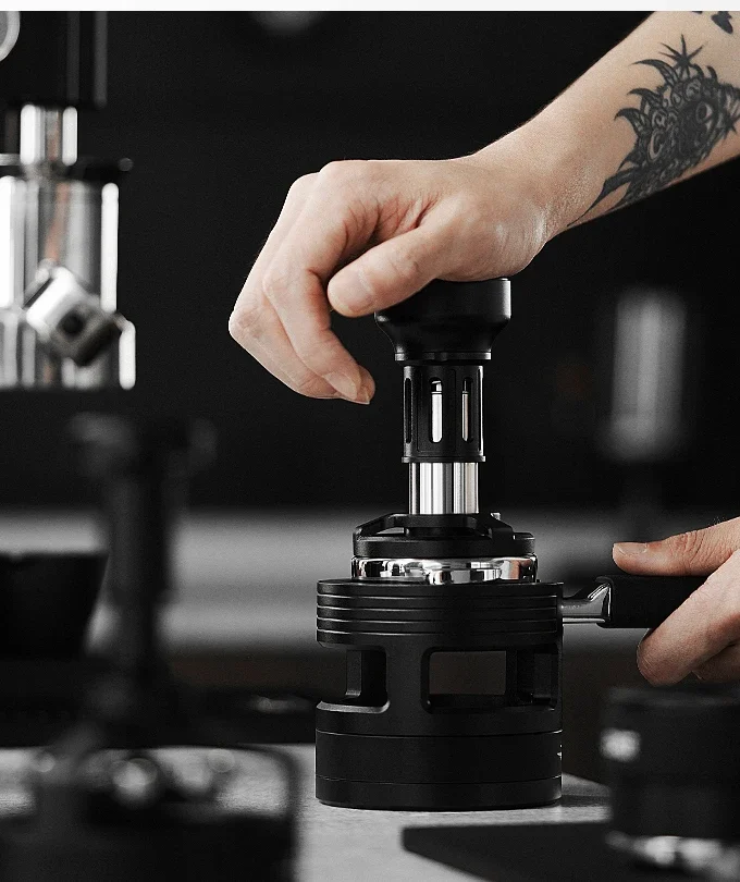 MHW-3BOMBER Impact Coffee Tamper – 58mm / 58.35mm / 58.5mm Ripple Base