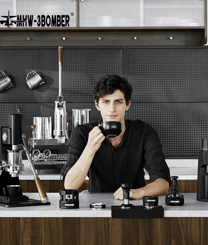 MHW-3BOMBER WDT Tool Espresso 58mm Cyclone Distribution Tool