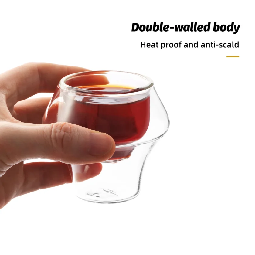 MHW-3BOMBER Double Wall Glass Espresso Cups - Image 2