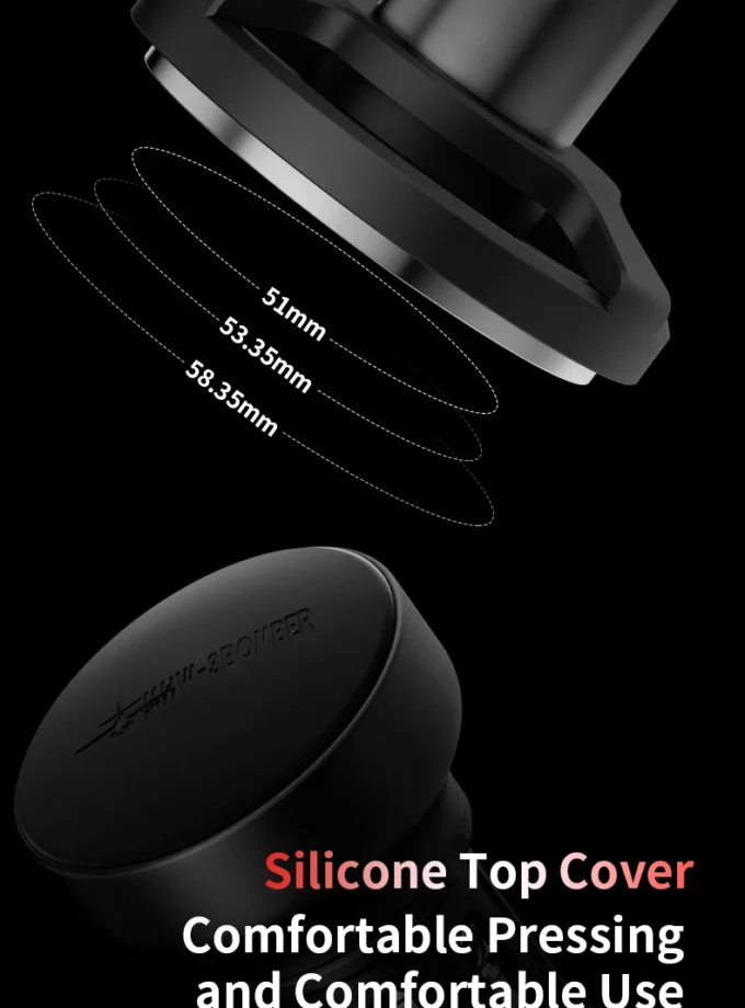 MHW-3BOMBER Impact Coffee Tamper – 58mm / 58.35mm / 58.5mm Ripple Base