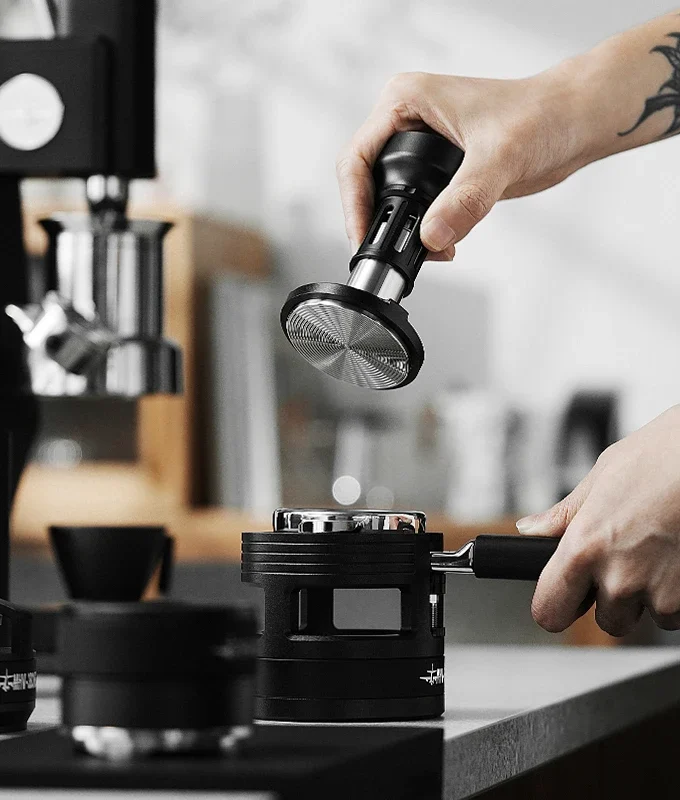 MHW-3BOMBER Impact Coffee Tamper – 58mm / 58.35mm / 58.5mm Ripple Base