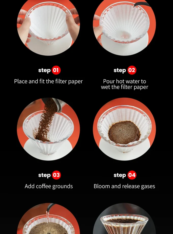 MHW-3BOMBER Glass Coffee Dripper