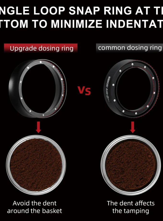 MHW-3BOMBER 53/58MM Magnetic Coffee Dosing Ring