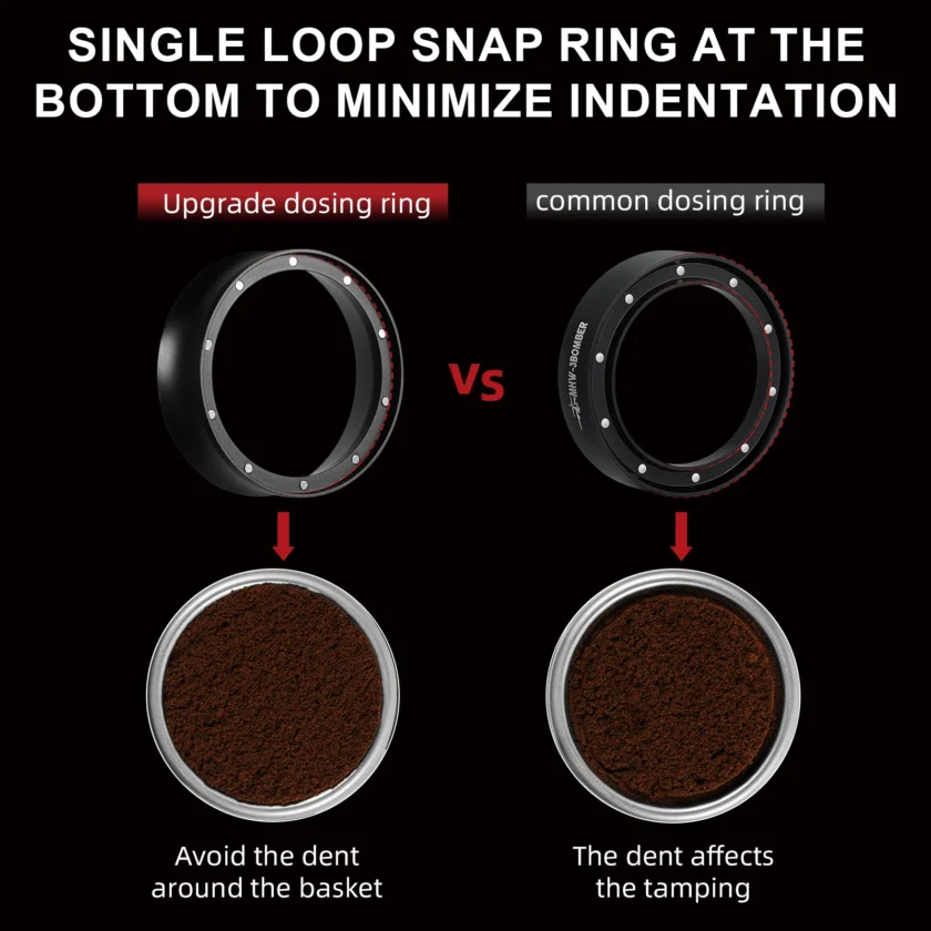 MHW-3BOMBER 53/58MM Magnetic Coffee Dosing Ring - Image 5