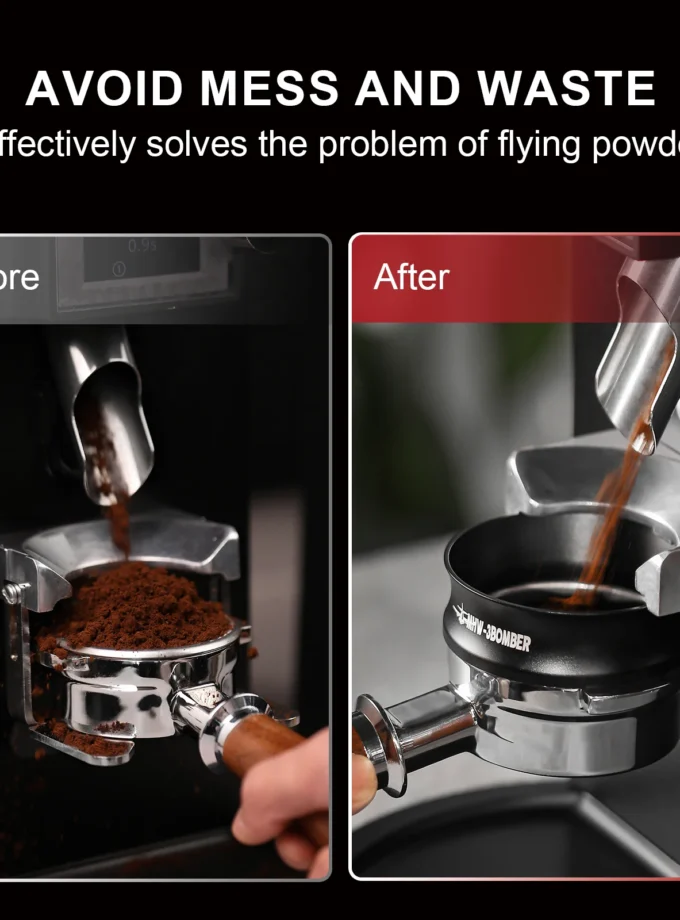 MHW-3BOMBER 53/58MM Magnetic Coffee Dosing Ring