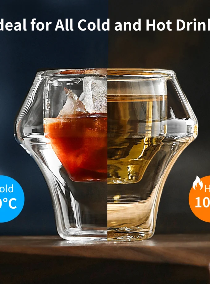 MHW-3BOMBER Double Wall Glass Espresso Cups