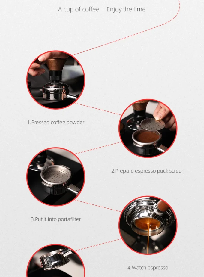 HW-3BOMBER Espresso Puck Screen