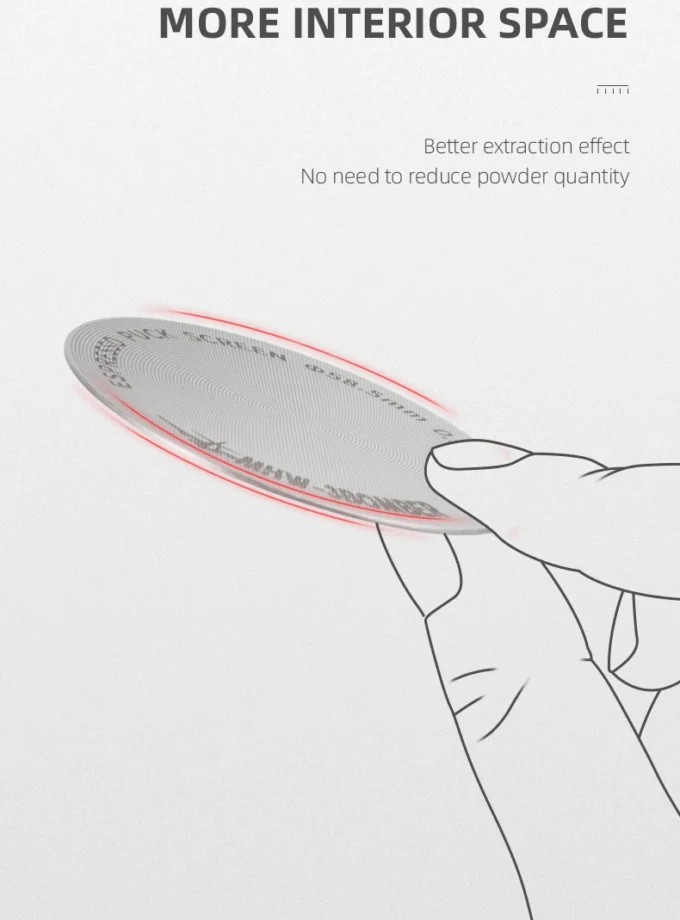 HW-3BOMBER Espresso Puck Screen