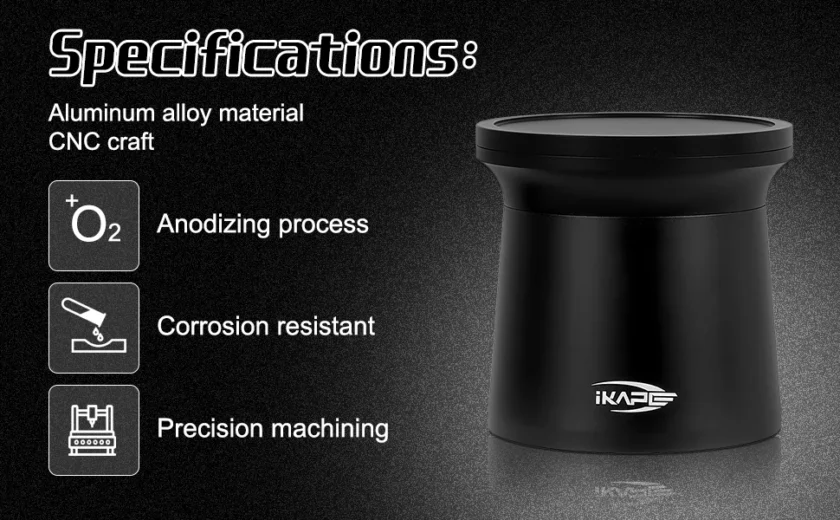 IKAPE Coffee Blind Shaker – Espresso Powder Receiver Cup for 51mm / 54mm / 58mm Portafilters - Image 8