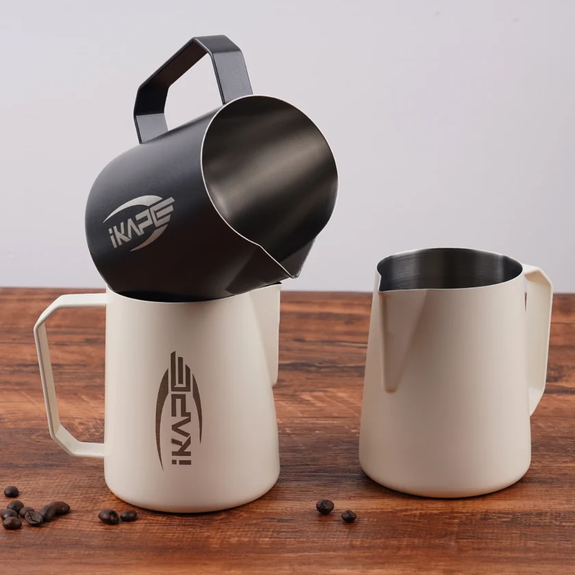 IKAPE Milk Frothing Pitcher – Premium Stainless Steel Steaming Pitcher for Latte Art - Image 5