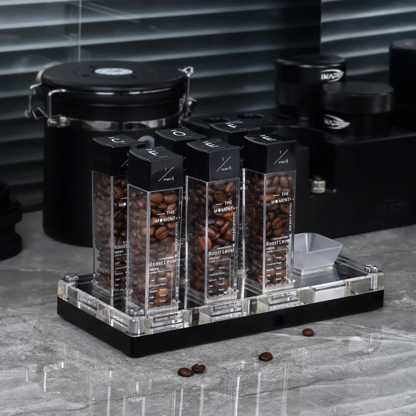 IKAPE Coffee Bean Cellar Tubes – Single Dose Coffee Bean Storage Set (6 or 12 Tubes) - Image 2
