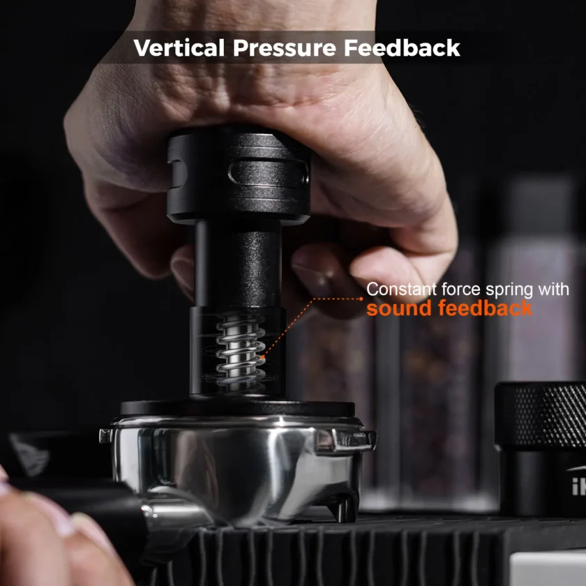 IKAPE Espresso Tamper V5 – Calibrated Coffee Tamper with Sound Feedback & Spring Pressure Control - Image 2