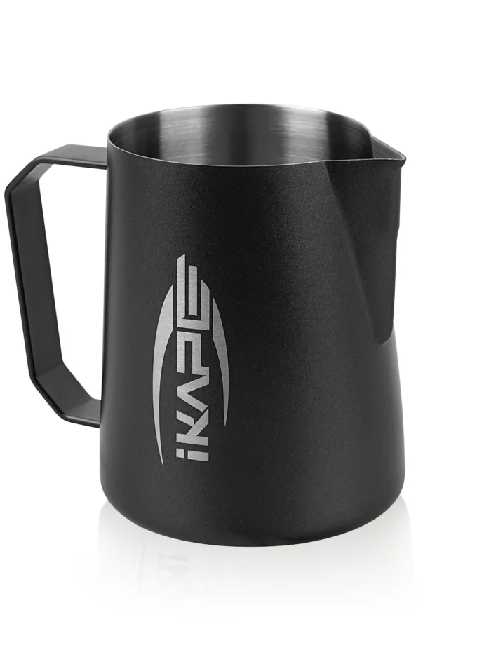 IKAPE Milk Frothing Pitcher – Premium Stainless Steel Steaming Pitcher for Latte Art