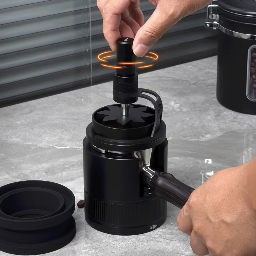 IKAPE Rotary WDT Tool V2 – Espresso Distribution Stirrer with Adjustable 0.25mm Needles and Stand - Image 5