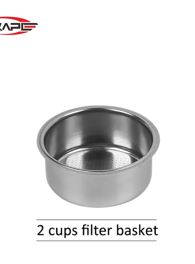 IKAPE 51mm Delonghi Espresso Filter Basket Set (2 & 4 Shot)