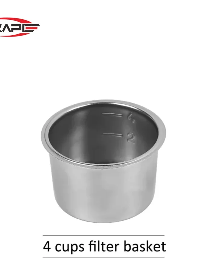 IKAPE 51mm Delonghi Espresso Filter Basket Set (2 & 4 Shot)