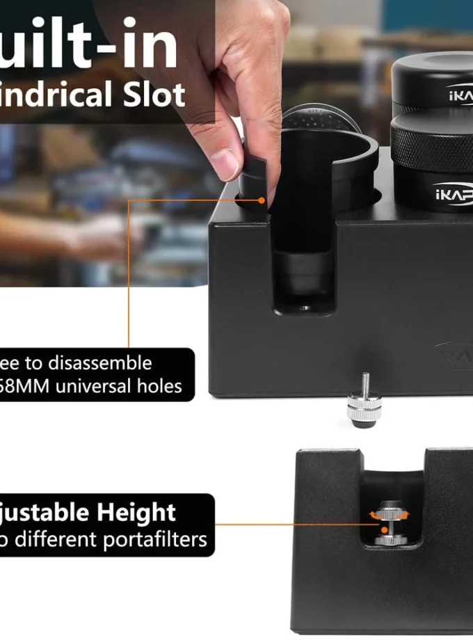 IKAPE ABS 7-in-1 Coffee Tool Organiser (51/54/58mm)