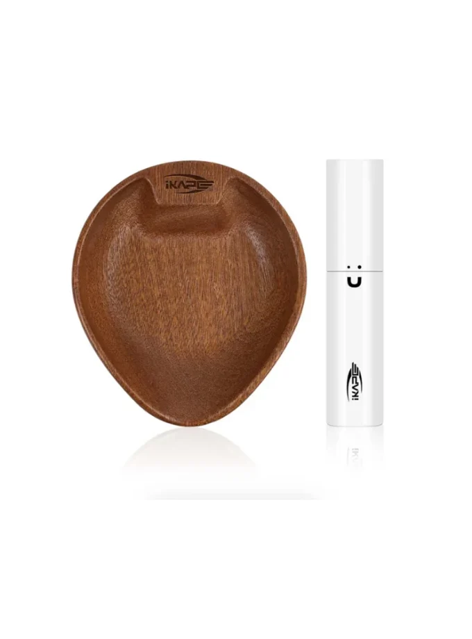 IKAPE Walnut Coffee Bean Bowl & RDT Spray Bottle Set