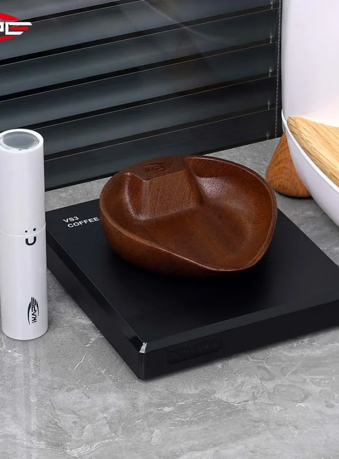 IKAPE Walnut Coffee Bean Bowl & RDT Spray Bottle Set