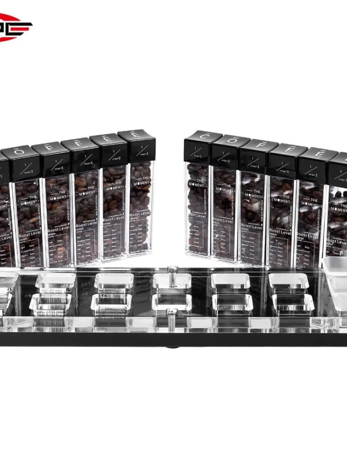 IKAPE Coffee Bean Cellars with Stand & Hopper (6 or 12 Tubes)