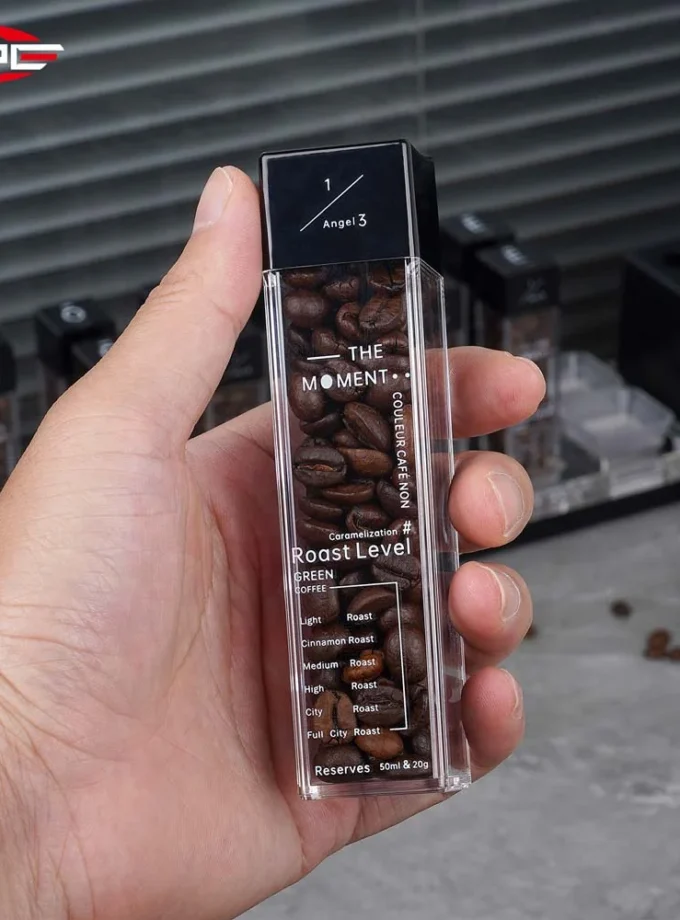 IKAPE Coffee Bean Cellars with Stand & Hopper (6 or 12 Tubes)