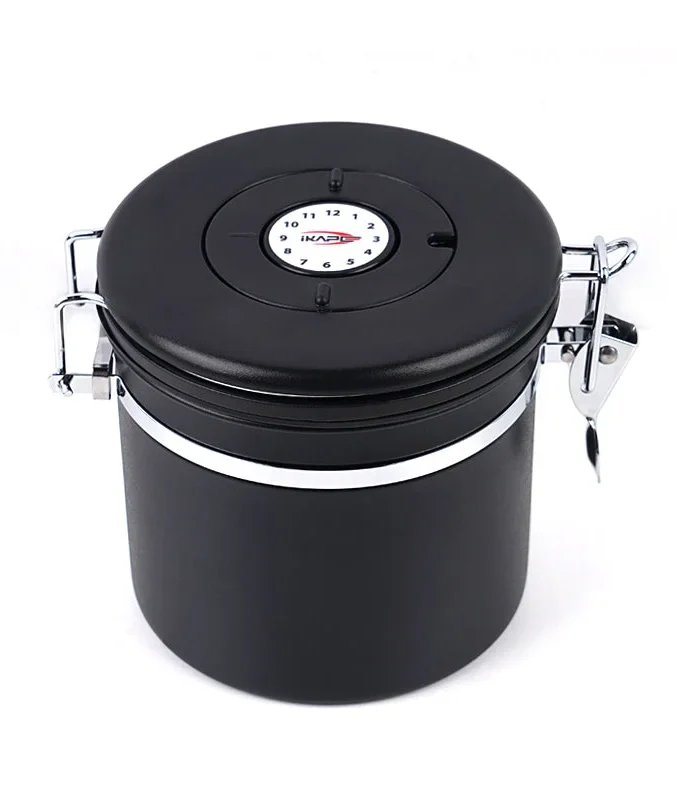 IKAPE Stainless Steel Coffee Bean Storage Canister (300-900g)