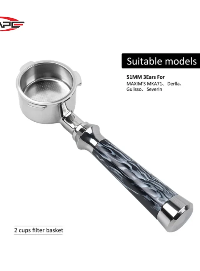 IKAPE 51mm Bottomless Portafilter for Arielli KM-501W