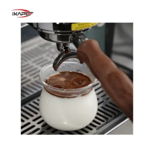 IKAPE Clear Glass Sense Coffee Cup (10.15oz/300ml)