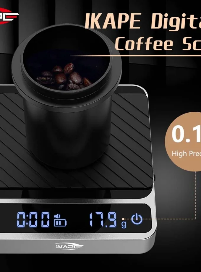 IKAPE V2 Electronic Coffee Scale for Espresso & Drip