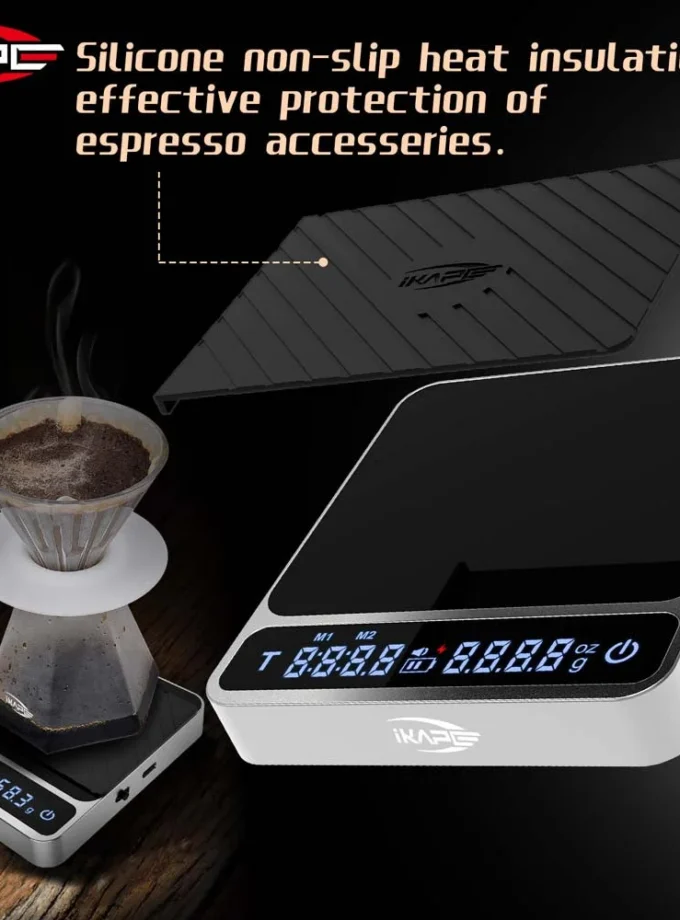 IKAPE V2 Electronic Coffee Scale for Espresso & Drip