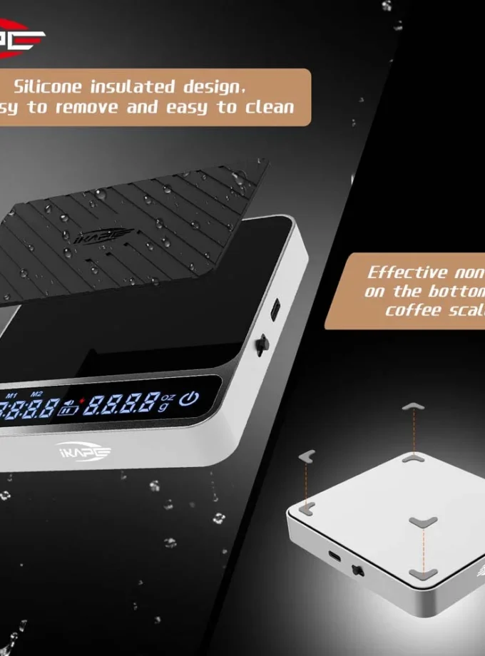 IKAPE V2 Electronic Coffee Scale for Espresso & Drip