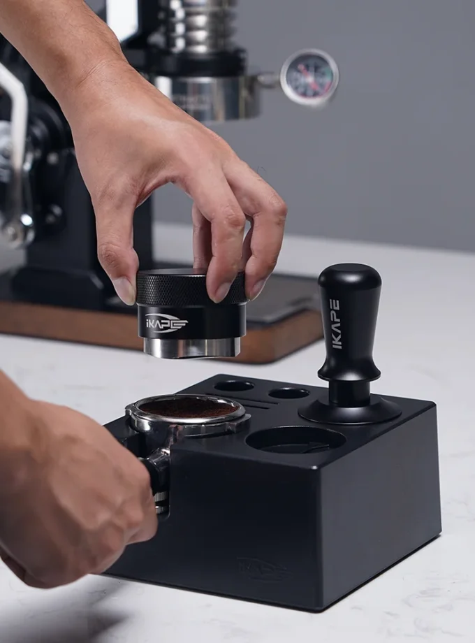 IKAPE Tamper Distributor Set with 7-in-1 Organizer (51-58mm)