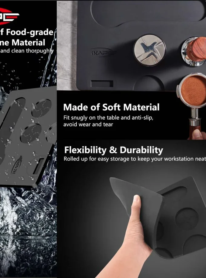 IKAPE Coffee Tamper Station Silicone Mat