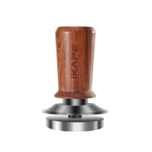 IKAPE Spring Loaded Calibrated Tamper Wooden Handle (49-58mm)