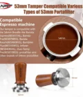 IKAPE wooden handle tamper