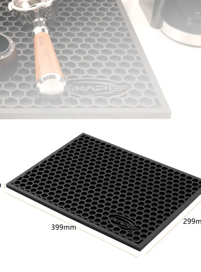 IKAPE Silicone Drying Mat for Coffee Maker & Espresso Station