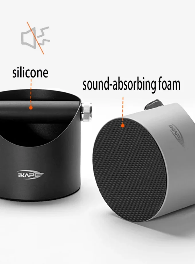 IKAPE Espresso Knock Box for Coffee Grounds