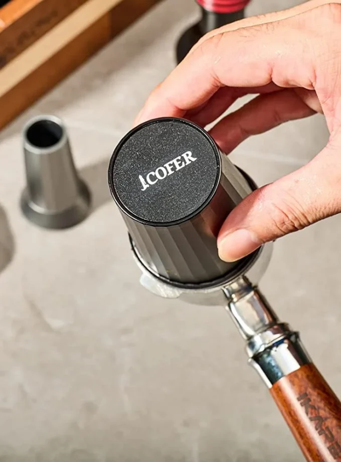 IKAPE Espresso Puck Screen & Dosing Cup Set (51/53/58mm)